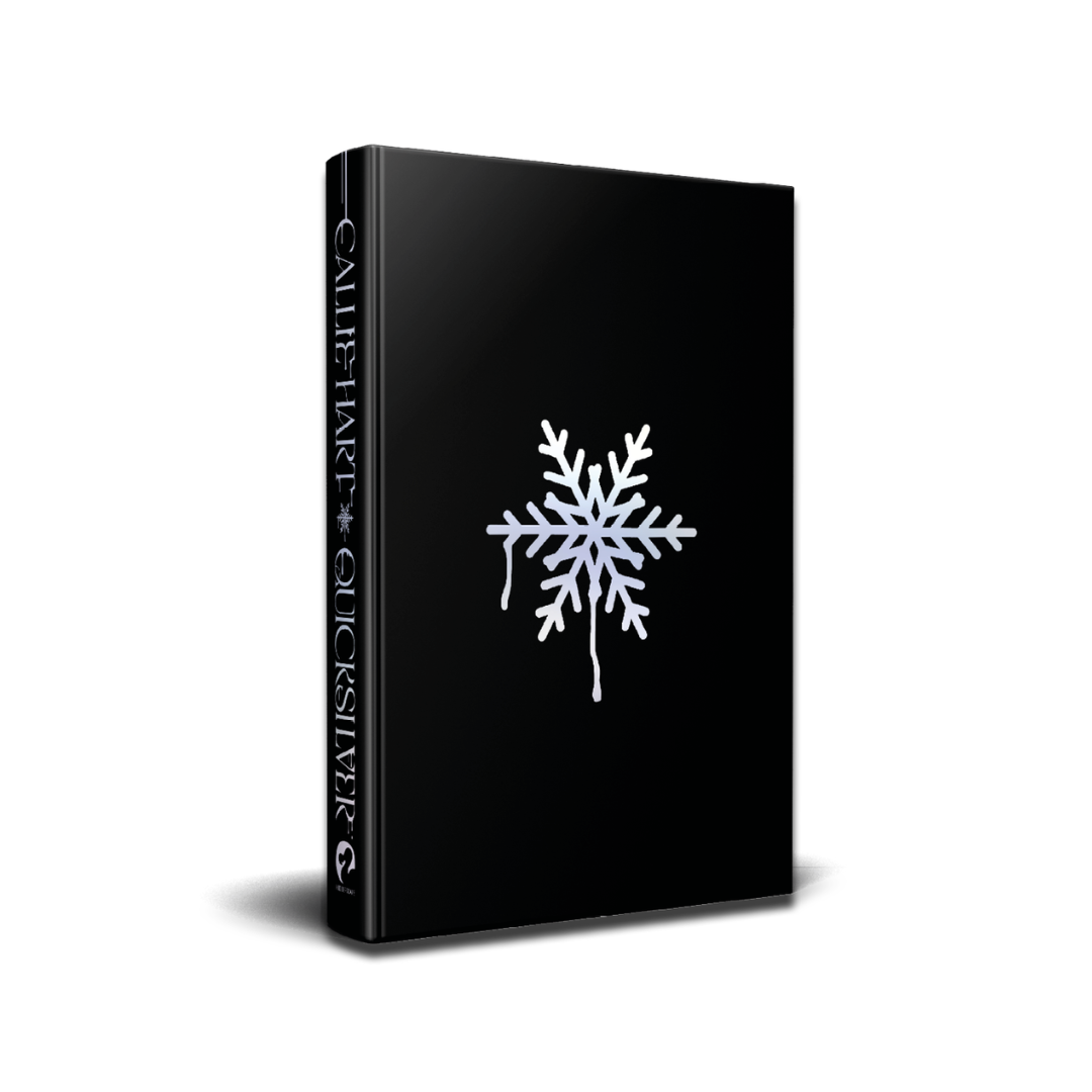 New Quicksilver Boards Packshot - black with silver foil snowflake